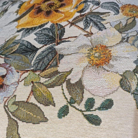 Poszewka gobelinowa kwiat JAŚMINU 45x45 Poszewka gobelinowa kwiat JAŚMINU 45x45