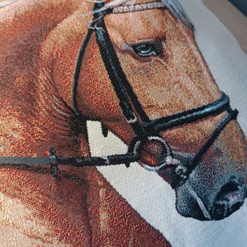 Poszewka gobelinowa koń 45x45 Poszewka gobelinowa koń 45x45