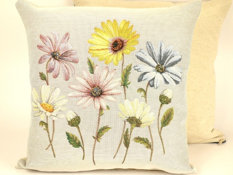 Poszewka gobelinowa kwiaty polne