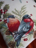 Poszewka gobelinowa ptaszki 45x45