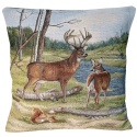 Poszewka gobelinowa jelenie 45x45