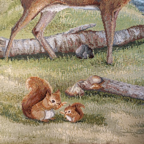 Poszewka gobelinowa jelenie 45x45