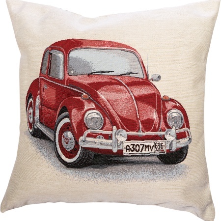 Poszewka gobelinowa SAMOCHODZIK 45x45